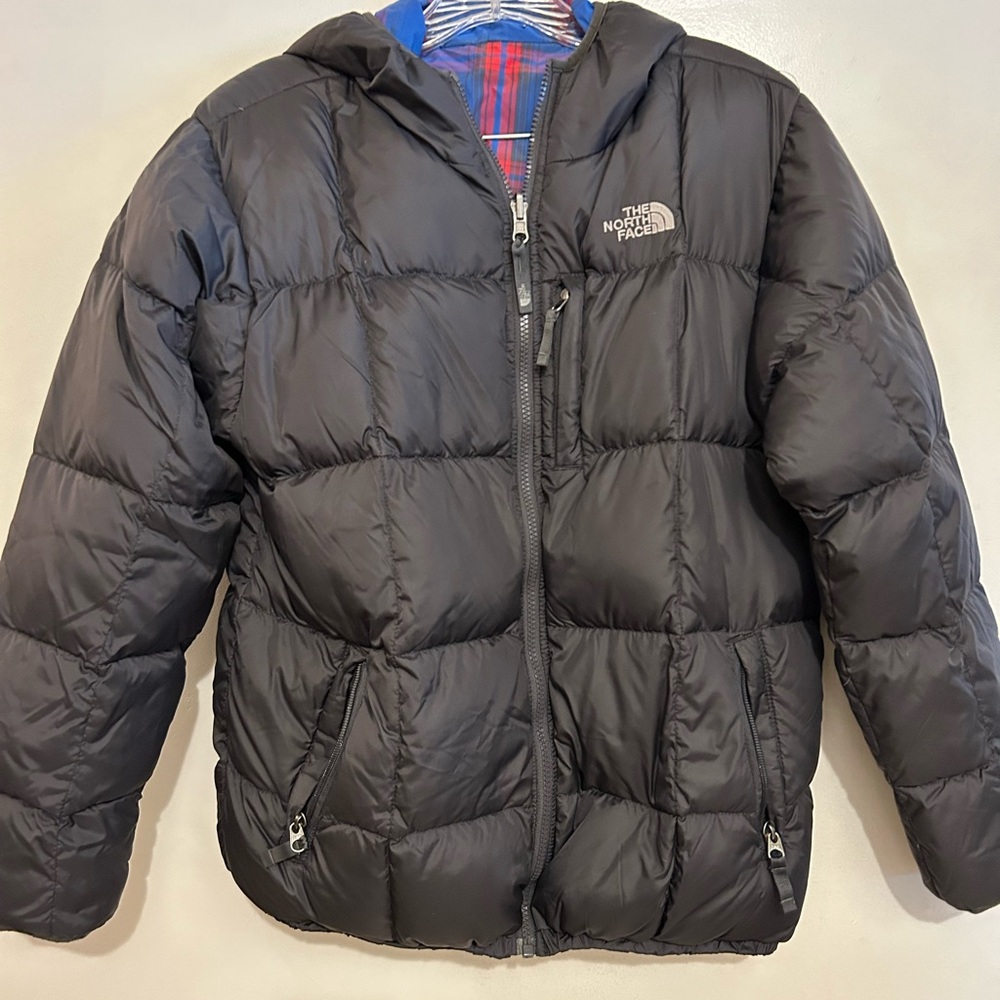 The North Face Kids Charcoal Hooded Jacket